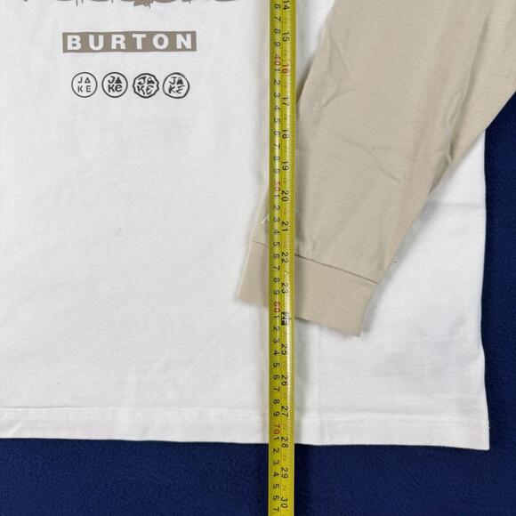 Burton Long Sleeve Raglan T-shirt ‘Have As Much Fun As Possible’ Men M Snowboard - Picture 6 of 9